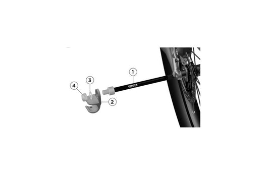 EJE Pasante Shimano Recto