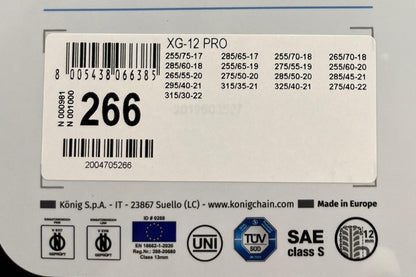 Cadena Nieve XG-12PRO 266
