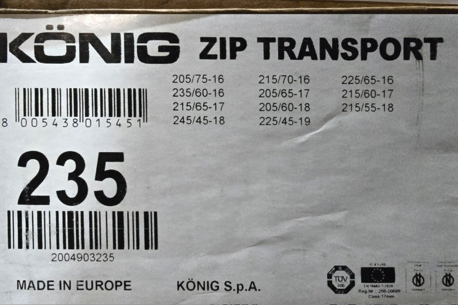 Cadena Nieve ZIP Transp 235