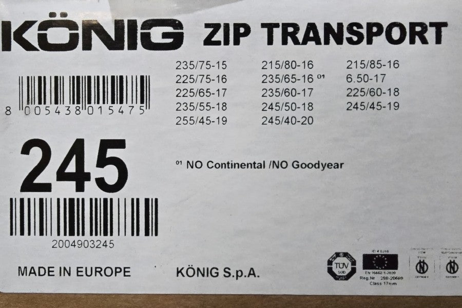 Cadena Nieve ZIP Transp 245