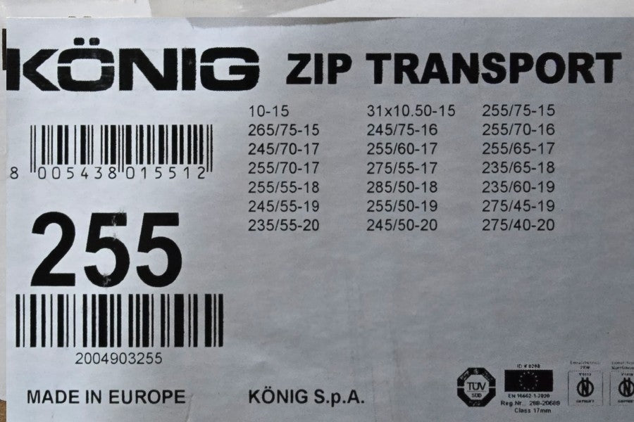 Cadena Nieve ZIP Transp 255