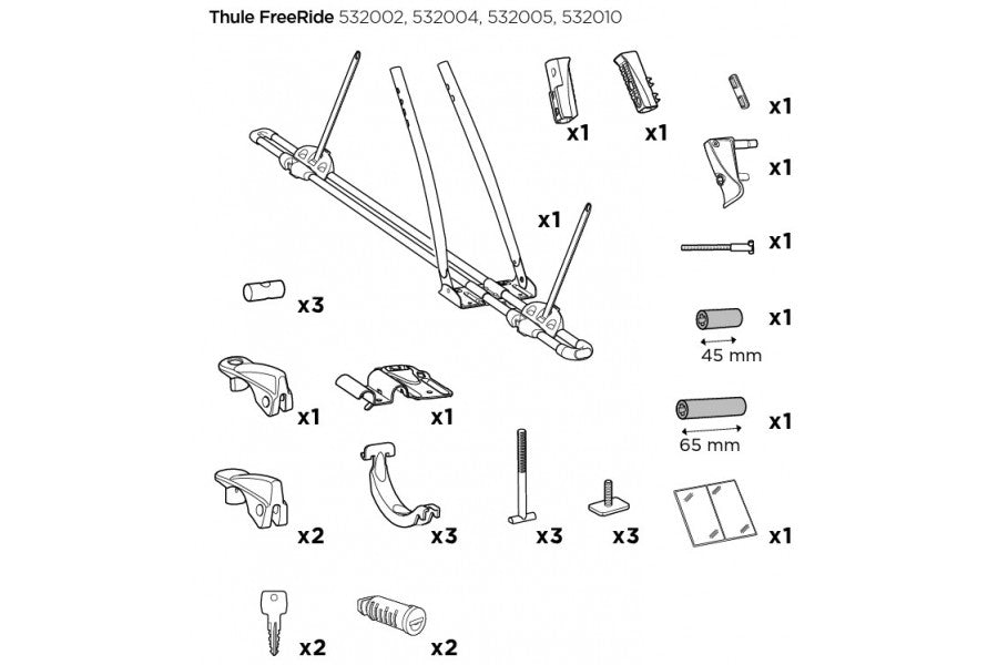 Portabicicleta de Techo Thule 532002